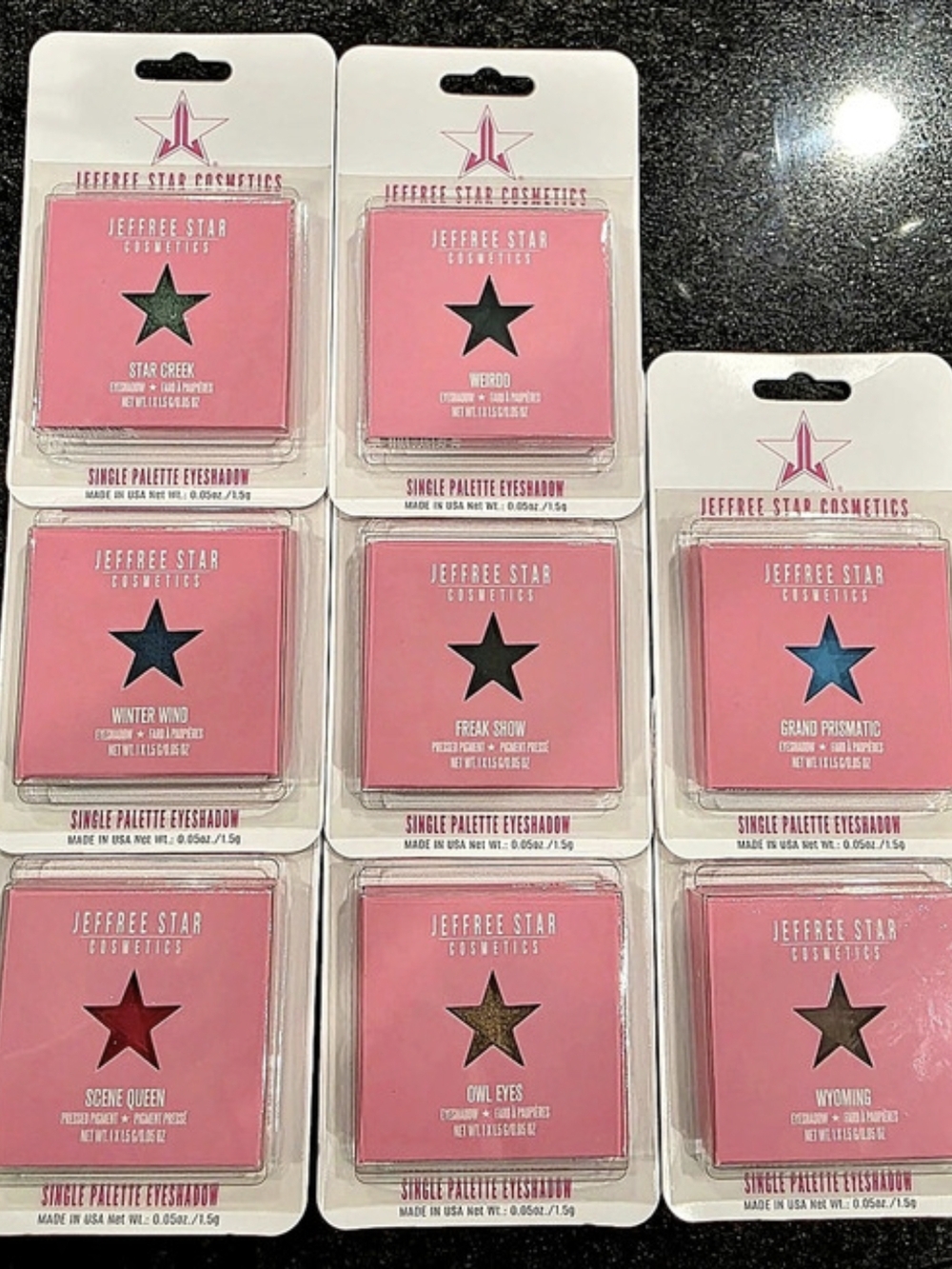 Jeffree Star Cosmetics Artistry Single Eyeshadow - 8 Total